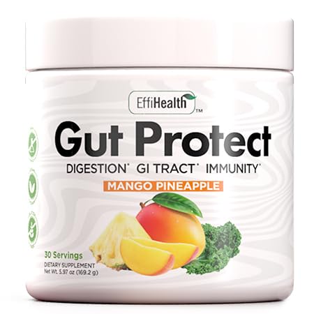 Greens Superfood Powder with Probiotics & Prebiotics – Super Greens Powder, Smoothie & Juice Mix Powder - Digestive Health, Immune Health & Regularity Support – Mango, Pineapple
