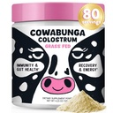 SonoHealth Cowabunga Colostrum - Premium, Pure & Unaltered Colostrum Powder Supplement - for Immune Support, Gut Health, Muscle Recovery & Wellness - Kosher & Halal Certified Calostro