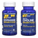 NATURAL STACKS Dopamine & Acetylcholine Brain Food Bundle - Supports Mental Drive and Cognitive Function* - 120 Total Capsules
