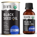 RAWYA Black Seed Oil - Extra Strong Taste, High TQ, Cold Pressed, Glass Bottle, Nigella Sativa Oil, Great for Skin & Hair Care, Black Cumin Seed, Kalonji, 100% Certified Organic - 3.4 Fl Oz,