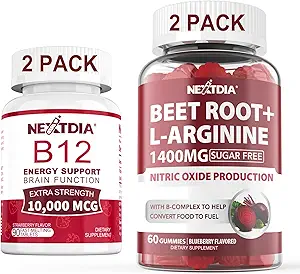Vitamin B12 Sublingual 10000 mcg+ Beet Root Gummies
