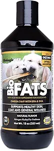 BiologicVET BioFATS - Contains Omegas 3, 6 & 9 - with EPA, DHA & ALA - for Dog & Cat - Skin & Joint Health Support - Includes Fish, Flaxseed & Olive Oil - 12 fl. oz.