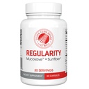 Silver Fern Regularity Digestive Supplement Capsules Brand - 1 Bottle = 30 Capsules = 30 Day Supply - Mucosave FG (Prickly Pear Polysaccharides & Olive Leaf Polyphenols) & SunFiber