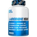 Evlution Nutrition Nitric Oxide Booster L-Arginine Supplement - High Potency Nitric Oxide Supplement with 1500mg of L Arginine HCL for Enhanced Pumps Energy Muscle Growth and Vascularity NO Booster