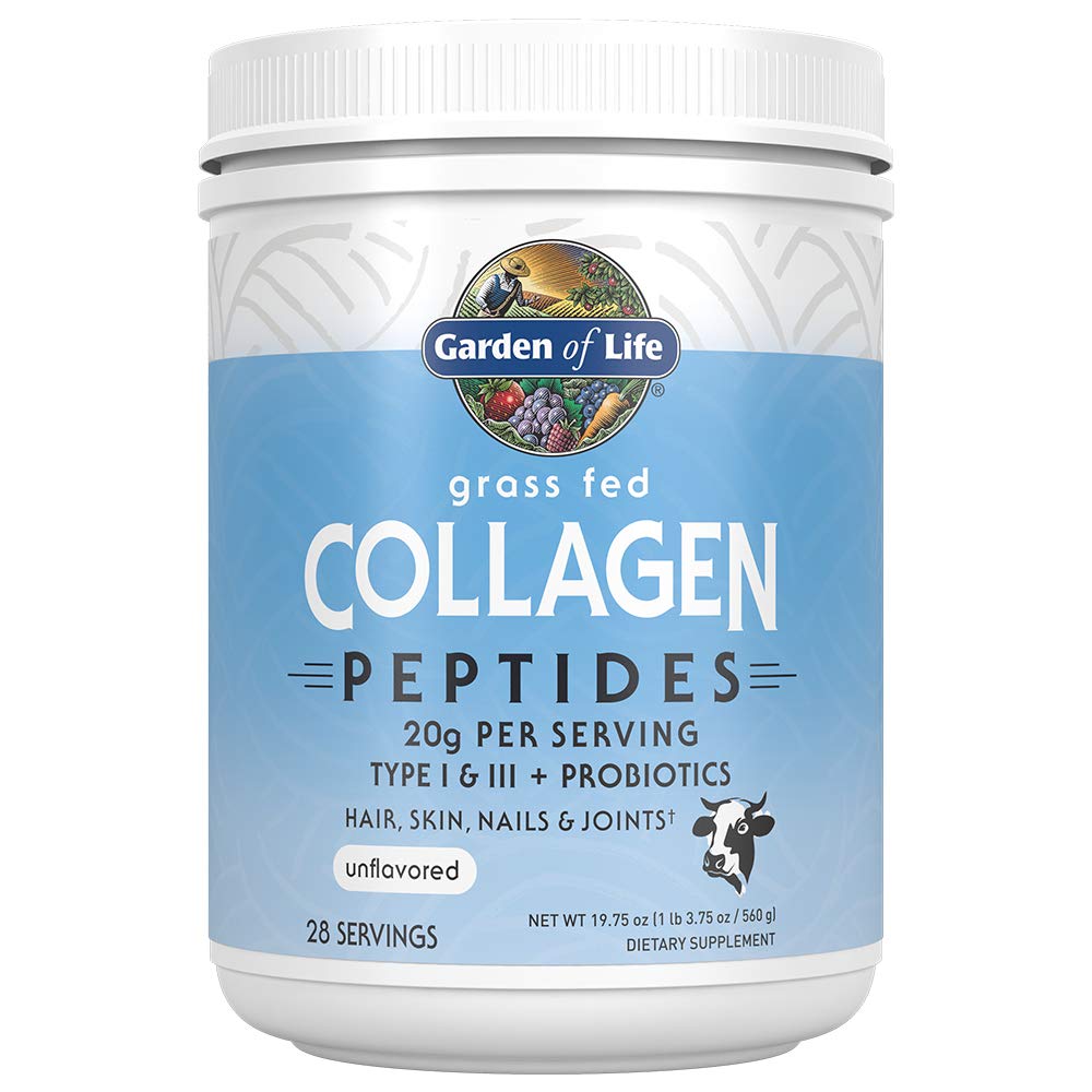 Garden of Life Grass Fed Collagen Powder, Elderberry Gummies - Immune Support, Hair Skin Nails Joints, 120 Vegan Gluten Free Gummies