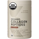 Sports Research Organic Collagen Peptides - Hydrolyzed Type I & III Collagen - Sustainable & Traceable Formula - Chocolate - 30 Servings