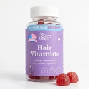 Hunny Bunny Hair Skin and Nails Vitamins Gummies for Women and Men, Biotin with Folic Acid, B12, Collagen, Zinc, Gelatin-Free, Non-GMO, Made in USA, 60 Count