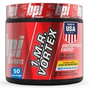 BPI Sports 1.M.R Vortex Pre Workout Powder – High Stim Preworkout for Men & Women with Glycerol, Caffeine, Niacin, and Herbal Extracts – Energy, Focus & Endurance – Power Juice – 50 Servings