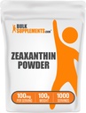 BulkSupplements.com Zeaxanthin Powder - Zeaxanthin Supplements, from Marigold Flower Extract - Gluten Free, 100mg (Zeaxanthin 5mg) per Serving, 100g (3.5 oz) (Pack of 1)