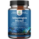 Herbal Adaptogen Mood Support Supplement - Calming Adaptogens Supplement for Stress & Cortisol Management with Ashwagandha Rhodiola Rosea & Maca Root - Vegan Non GMO & Daytime Friendly -120 Count