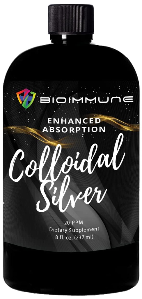 BIOIMMUNE Colloidal Silver Hydrosol Immune Support. Highest Bio-Availability. Clean, Pure & Safe – 99.999% Pure Silver. 3rd Party Verified, Made in USA. Will Remove Unwanted Tiny Visitors