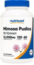 Nutricost Mimosa Pudica Seed Extract 120 Capsules for 60 Servings Per Bottle - Vegan, GMO Free and Gluten Free