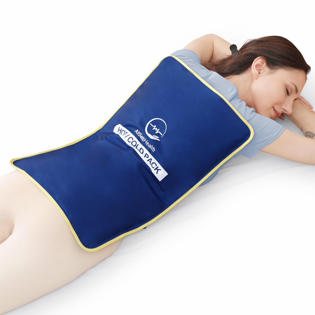Extra Large Reusable Gel Ice Pack for Injuries (23"x15") | Large Ice Pack for Back Pain Relief, Post Surgery Recovery, Flexible Cold Pack for Lower Back Pain