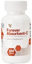Forever Living - Absorbent-C, Orange and Honey Flavor, Vitamin C Supplement with Oat Bran, Immune Support, Skin Health, 1 Bottle (100 Tablets)