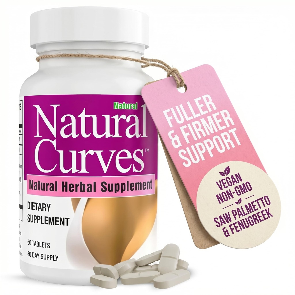 Breast Enhancement Supplement Herbal Bust Enhancer with Saw Palmetto Fenugreek Wild Yam Black Cohosh Vegan Non GMO 60 Capsules Fuller Firmer Bust Support for Women