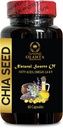 CHIA Seed Extract Oil - Organic Cold Pressed chia Seed Capsules, Chia Seed Oil Extract Capsules, chia Seed Oil Supplement, Metabolism Boost - 1 Bottle 60 Capsules
