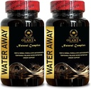 Generic Natural Water Away Pills - Diuretic Water Pills, Fast Acting Bloating Relief, Water Retention Relief, uric Acid Diet, Water Retention and Flushing - 2 Bottles