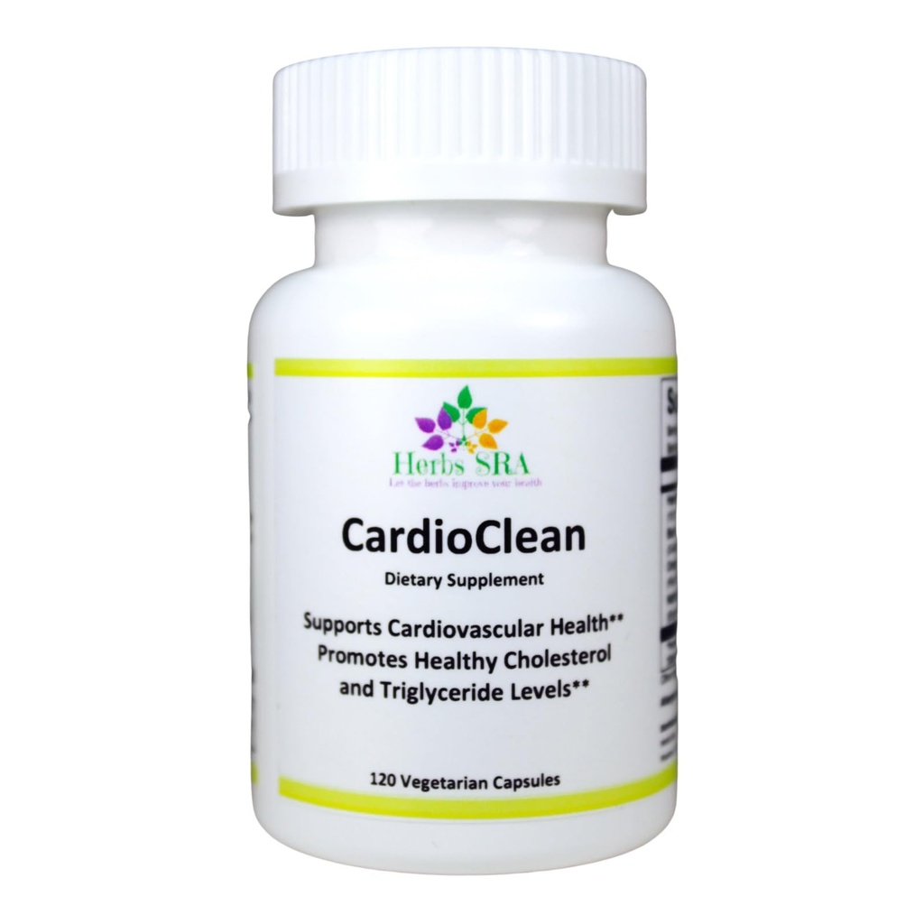 CARDIOCLEAN Optimal Cardiovascular Support - Heart Health Supplement with Natural Ingredients, Supports Blood Flow Circulation, Made in USA