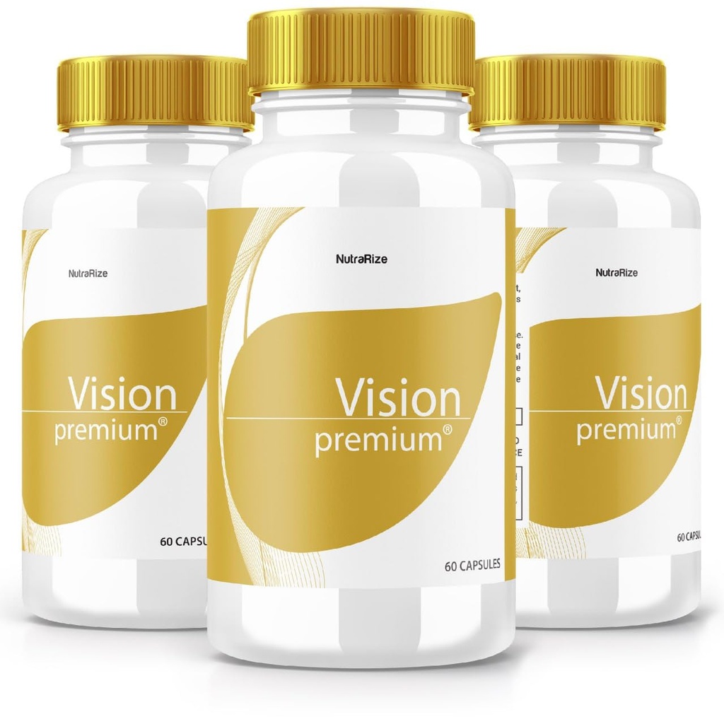 (3 Pack) Vision Premium, Premium Eye Support Supplement, Vision Premium to Improve Concentration and Focus, Vision Premium All-Natural Pills for Healthy Eyes, VisionPremium Reviews (180 Capsules)