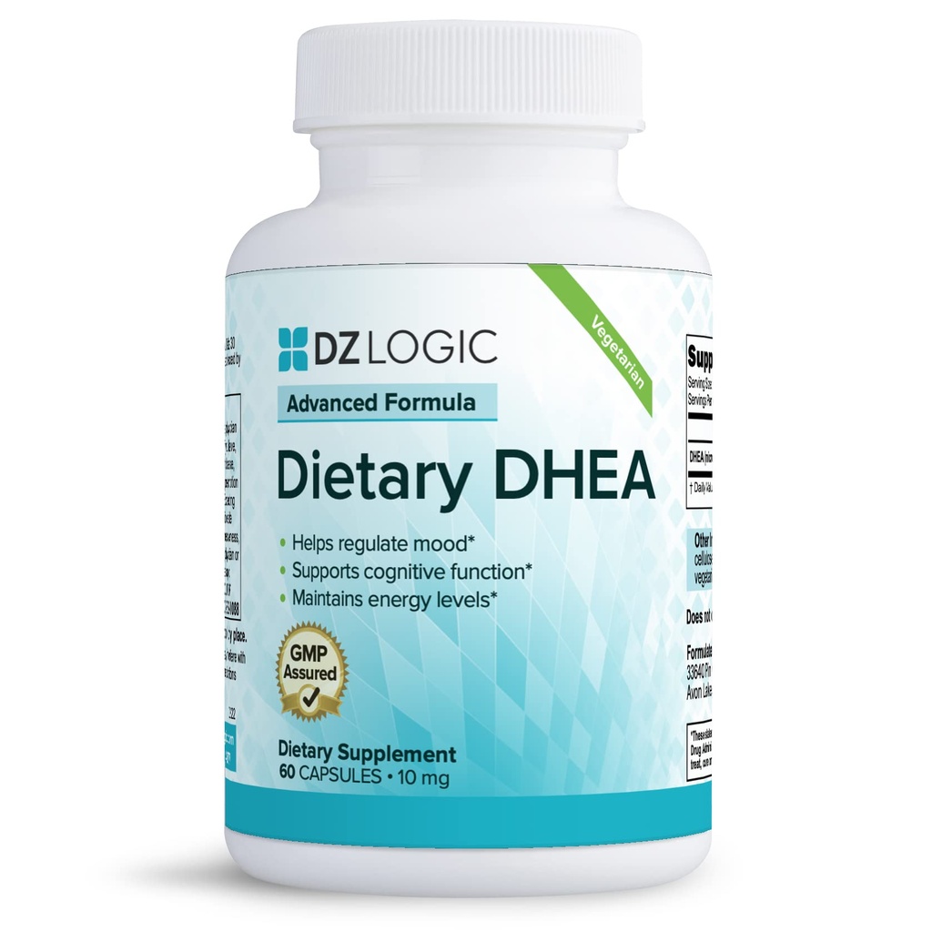 Dr. Dzugan's Advanced DHEA Formula :: Gluten Free, GMP Certified! :: 10mg 60 Caps :: Energy, Mood, Cognitive Function
