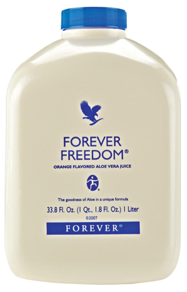 Forever Living - Forever Freedom - Aloe Vera Joint Support with Glucosamine and Chondroitin - Orange Flavor - 33.8 fl oz (Pack of 1)