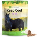 Keep Cool Horse Calming Supplement - 1 lb | Horse Calming Supplement, Valerian, Skullcap & Chamomile, Calm Focus for Travel & Show, 1 lb, NASC Certified, Made in USA