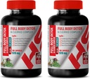 Liver Support Supplement Milk Thistle - Full Body Detox and Cleanse Complex 920 MG - Milk Thistle Liver Support - 2 Bottles 200 Capsules
