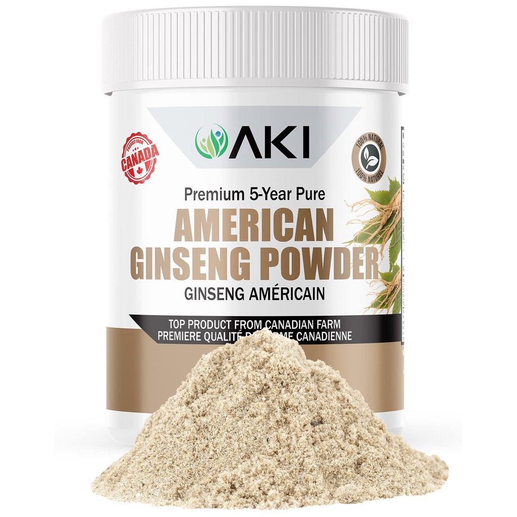 American Ginseng Powder - 4% Ginsenosides & Rich in Nutrients - 1.5oz/42.5g