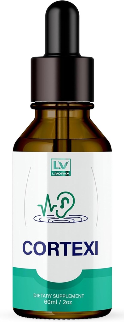 LIVORKA 1 Pack - Cortexi Drops - Cortexi Formula, Cortexi Oral, Cortexi Drops - for Ear Health, Hearing Support, Cortexi Drops to Drink, Cortexi 1 Bottle for 1 Month, Cortexi Reviews.