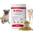 K-Plus Potassium Citrate + Cranberry Granules for Dogs & Cats – Vet-Approved UTI & Bladder Health Support – Helps Maintain Urinary Balance & Kidney Function – Easy-to-Use Granules – 60 Doses
