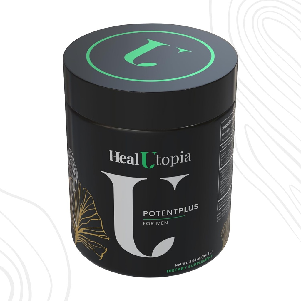Maximum Men's Stamina, Endurance & Energy Booster with Organic Goji Berry, Cistanche Extract, Horny Goat Weed, Zinc, and L-Arginine | Non-GMO, Plant-Based, Made in USA | 30 Servings