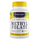 Healthy Origins Methyl Folate 800 mcg, 120 Veggie Capsules, Quatrefolic (6S)-5-Methyltetrahydrofolate, Active MTHFR Form Supports Prenatal, Brain & Heart Health, B9 Supplement - 4 Month Supply
