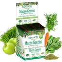 MacroLife Naturals Macro Greens Superfood Powder – 38 Superfoods with Probiotics, Digestive Enzymes & Adaptogens | Non GMO, Vegan, Gluten Free | 18B CFU | Packets (12 Servings)