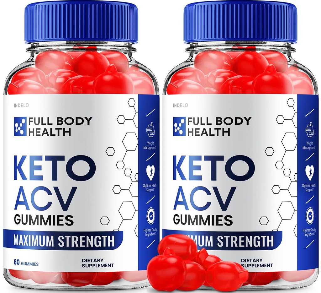(2 Pack) Full Body Health Keto ACV Gummies Advanced, Full Body Health Keto + ACV Gummies Weight Apple Loss Full Body Health Weight Management Gummies Full Body Health Reviews Vitamin B12 (120 Gummies)