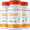 Arialief Brain Supplements for Memory and Focus Capsules, Aria LIEF Advanced Formula Brain Health Support Pills Maximum Strength Nootropics Arialief All Natural Support Pills Reviews (3 Pack)