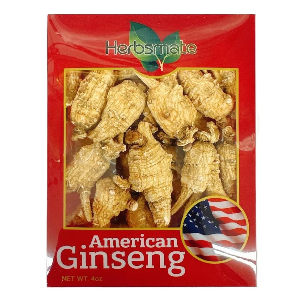 New Green Nutrition Hand-Selected A Grade American Ginseng Medium Round Size (4 Oz. Box)