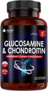 Glucosamine and Chondroitin High Strength - with MSM (365 Tablets) Extra Absorbency Enriched with Vitamin C, Glucosamine Sulphate Chondroitin Sulphate Gluten-Free, GMP, 365 Food Supplement Tablets