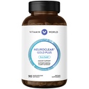 Vitamin World NeuroClear Gold Plus 90 Softgels, Phosphatidylserine, DHA, Ginkgo Biloba, Supports Brain and Mental Focus, Rapid-Release, Gluten Free