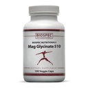 Biospec Nutritionals Mag Glycinate 510 – Magnesium Glycinate – Nutritional Supplement for Stress, Heart Health, Nerves, Muscles, Energy, and Metabolism* - (100 Capsules)