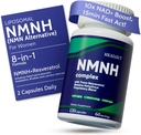 Liposomal NMNH Supplement for Women‘s Energy： NMN Alternative + Trans-Resveratrol + TMG | Boosts NAD+ Levels, Cellular Regeneration & Radiant Skin - 60-Day Anti-Aging Formula