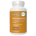 Sanar Naturals Glucosamine Chondroitin MSM Turmeric - Joint Support Supplement for Knees, Back, Hands, and Body - Non-GMO, Gluten Free, 120 Capsules