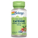 Solaray Cayenne 40,000 Heat Units - Cayenne Pepper Capsule Supplement for Women & Men, 515 mg per Capsule, Capsaicin Supplements, Health and Wellness Support - 100 Ct Veg Caps