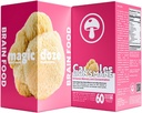 Magic Doze™ Lion’s Mane Mushroom Capsules – 100% Fruiting Body for Focus, Memory & Brain Health – 500mg per Capsule, 60 Vegan Capsules