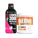 ProSupps L-Carnitine 3000 Stimulant Free Liquid Shots (31 Servings, Dragon Fruit) and Thermo Fat Burning Thermogenic Powder (25 Servings, Molten Mango) Bundle