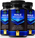 (3 Pack) Blue Vigor Max Pills for Men, All-Natural Formula for Male Fitness and Stamina, Premium Capsules for Daily Nutrition, Performance & Energy, Official Supplement for Man Reviews (180 Capsules)