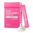 NEWTREE Low Molecular Multi Marine Collagen Peptides Protein Powder Stick for Skin Hair Nail Health & Beauty Type I III Collagen Supplement for Women Men, 30 Packets (Apple Flavor)