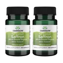 Swanson Full Spectrum Organic Spanish Saffron Mood and Stress Support Supplement for Adults Seeking Natural Relaxation - Whole Ground Stigmas (60 Vegan Capsules, 15 mg, 2 Pack)