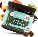 Premium Dog Allergy Relief & Immune Support (170 Chews) - Colostrum - Dog Probiotics - Promote A Healthy Gut - Support Against Seasonal Allergies - With Alaskan Salmon Oil - Turmeric - Made in The USA