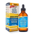 Natural Path Silver Wings - Colloidal Silver 500 ppm - Pure Mineral Supplement - Immune Support for Your Family - Powerful Healing Without a Bad Taste (4fl oz/120ml)