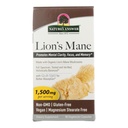 Nature's Answer Lion's Mane Mushroom Powder 1500 mg, 90 Capsules - Brain Mushroom Supplement - Promotes Focus, Memory, Mental Clarity - Vegan, Non-GMO